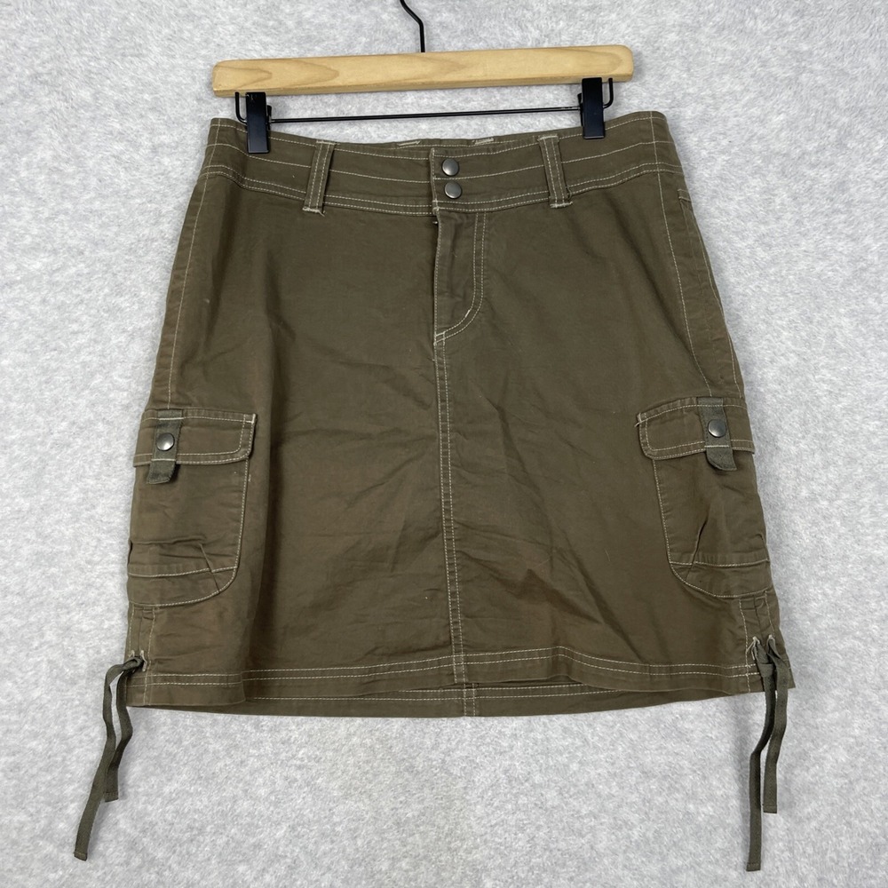 Kuhl Brown Cargo Utility Skirt Womens Size 4 Outdoor Hiking Performance